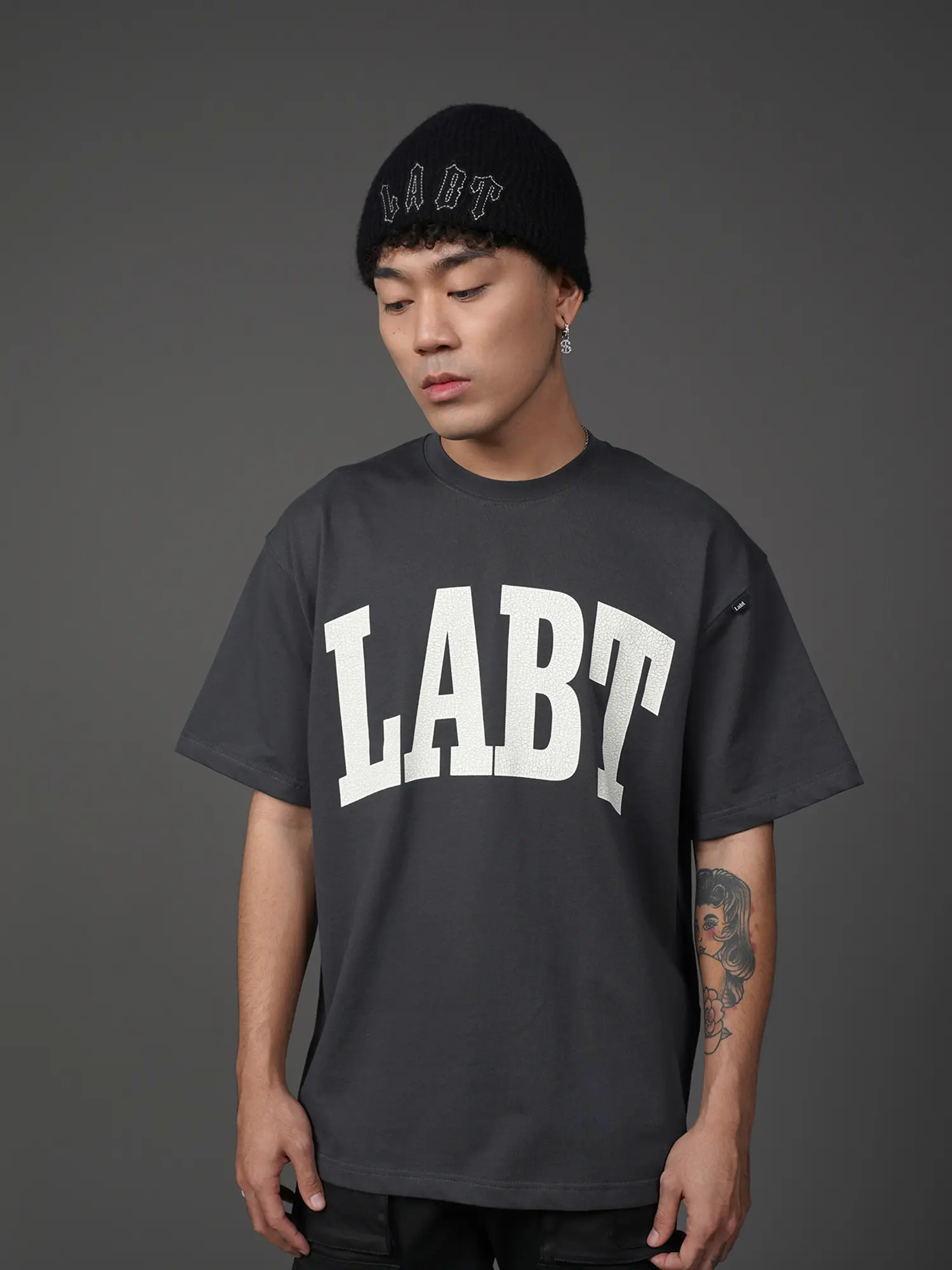 Street Couple Loose Popular Round Neck Casual Short Sleeves
