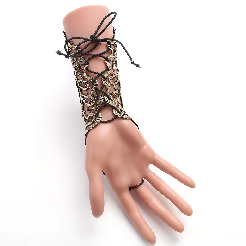 Glove Ladies Dress Decoration With Bracelet