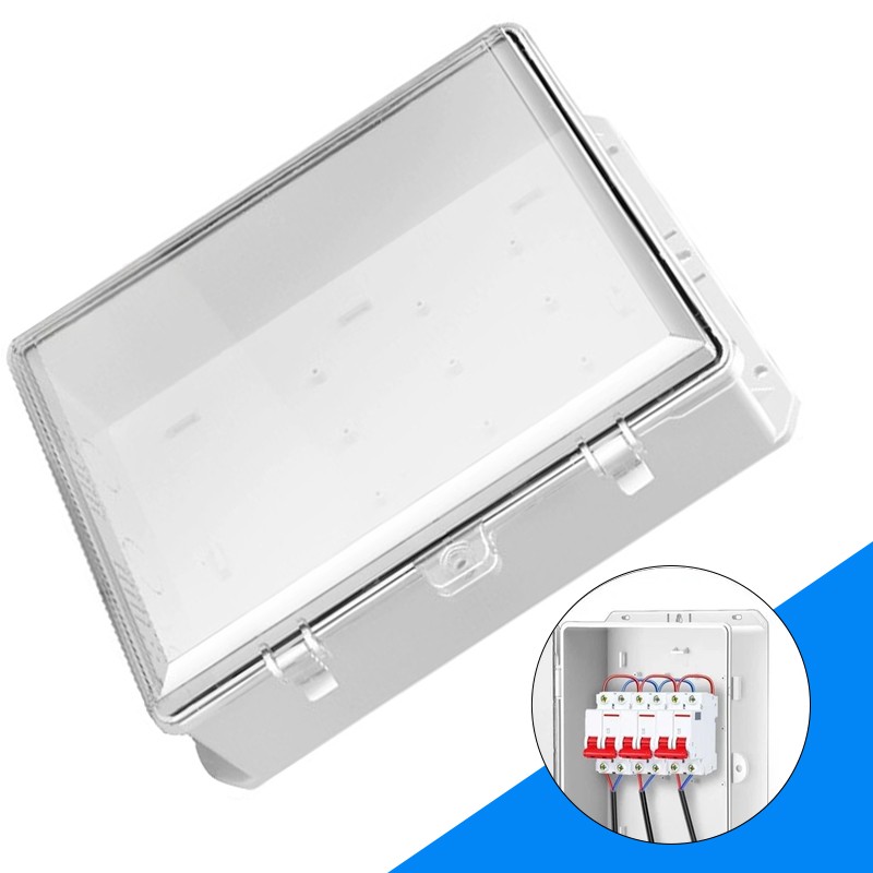 Junction Box Clear Cover Outdoor Dustproof Enclosure Boxes Weatherproof Electric — image 8