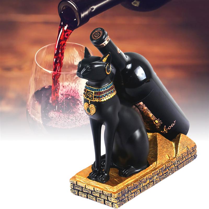 Title 3, Egyptian cat-shaped resin bottle holder