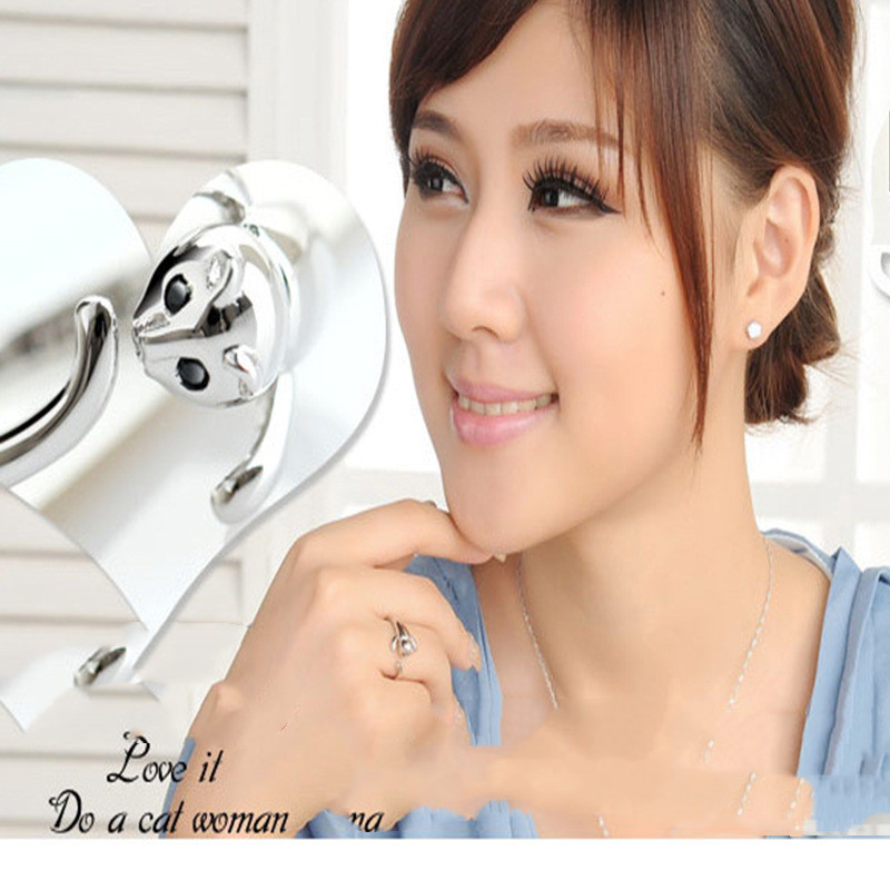 Stud Earrings Small And Cute Animal Korean Silver Jewelry Earrings
