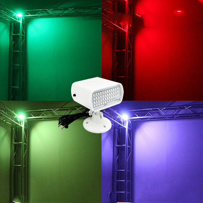 Sound Control 48pcs LED  Frequency Stage Frequency Light Burst Laser Flash