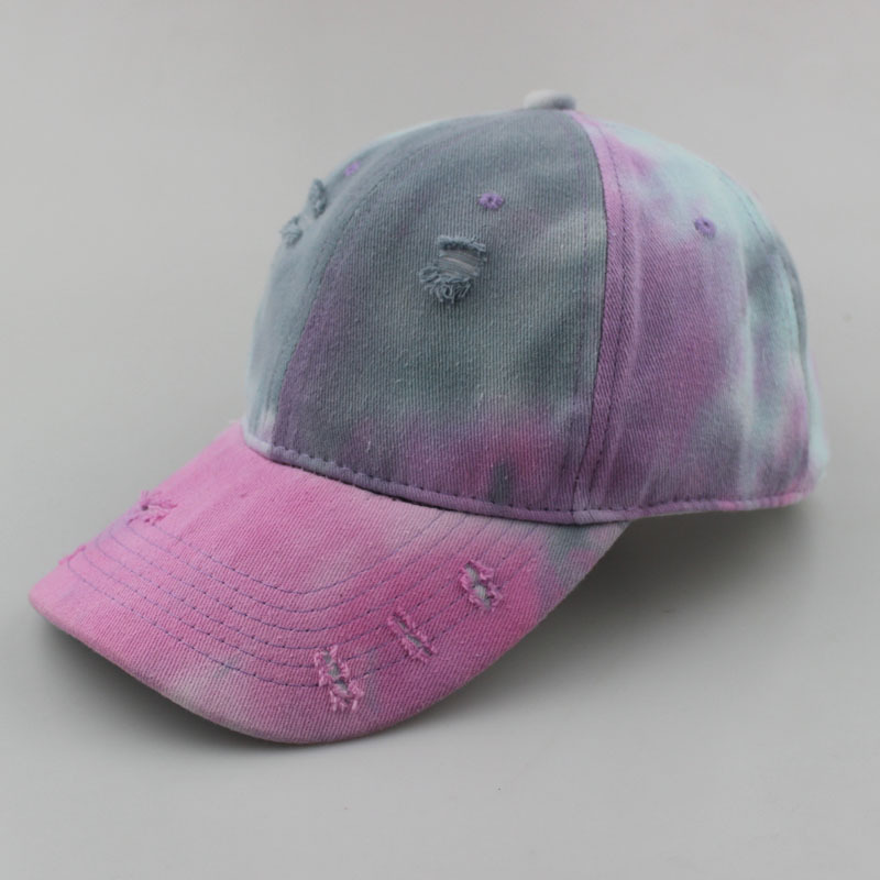 Title 3, Casquette de baseball tie-dye à trous colorés d...