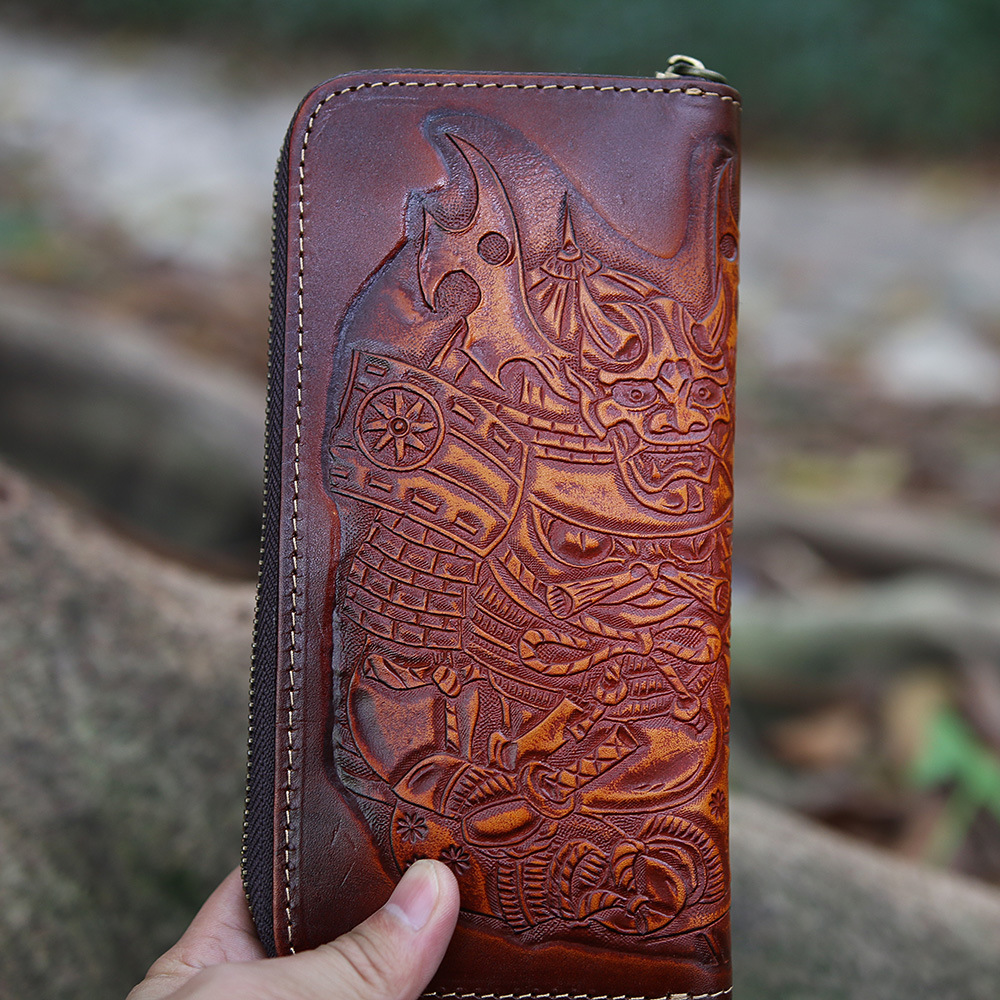 Top Layer Cowhide Men’s Wallet Vintage Clutch