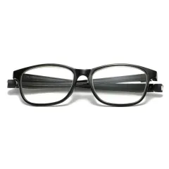 HD Anti-Blu-ray Reading Glasses - Black - View 1