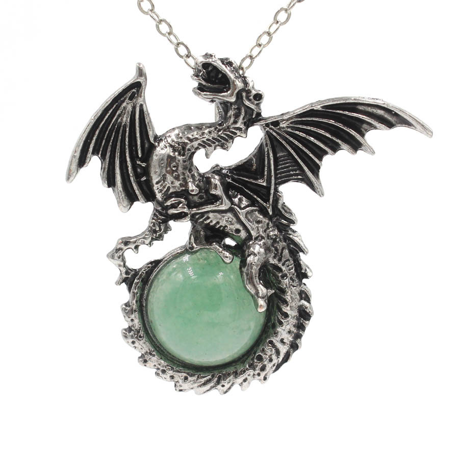 Title 10, Pterosaur Beads Crystal Pendant Retro Ornaments...