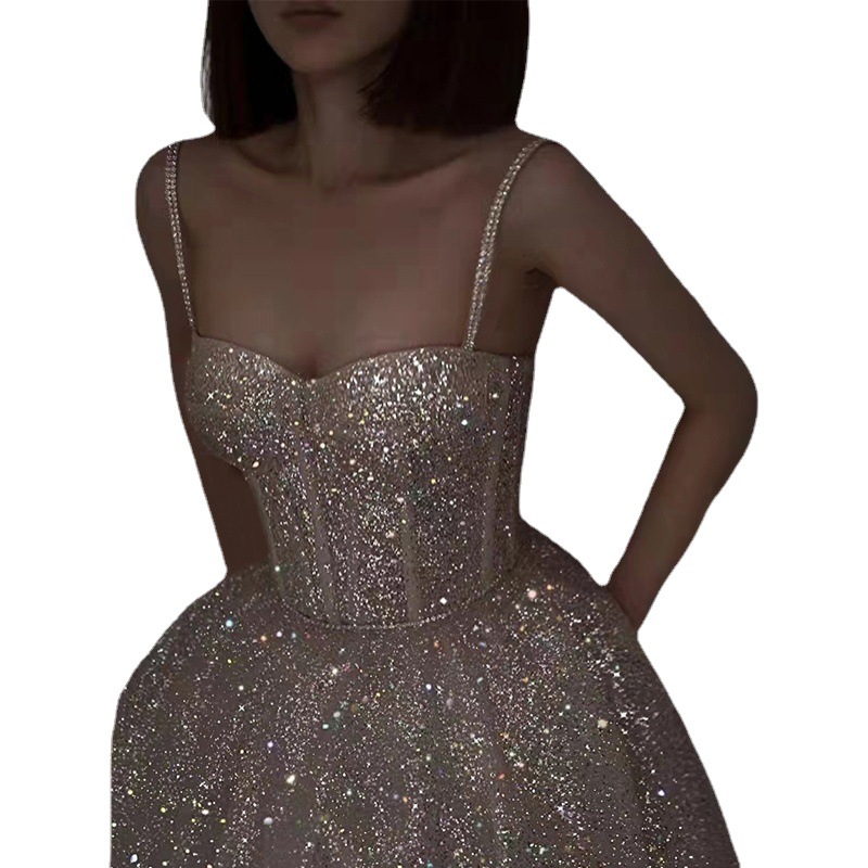 Title 5, Vestido de noite camisola Dream Starry Sky femi...