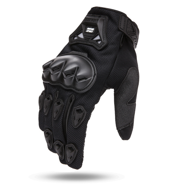 قفازات شاشة لمس بكامل الأصابع مع غلاف صلب مقاوم للانزلاق