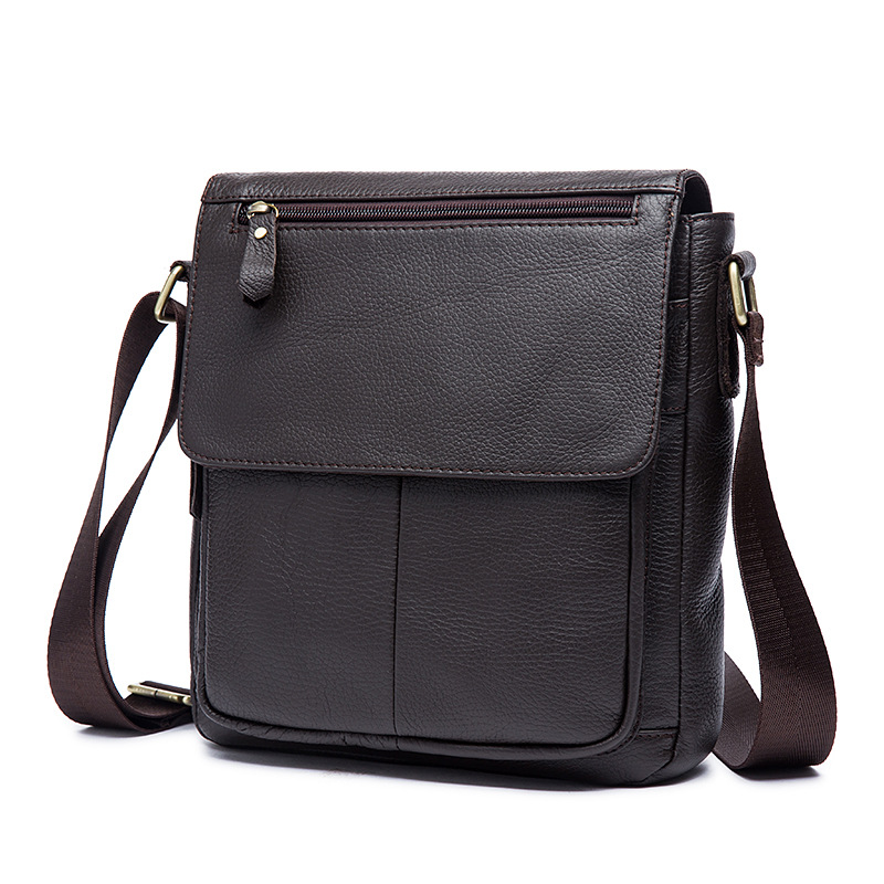 European And American Leather Shoulder Bag For Men