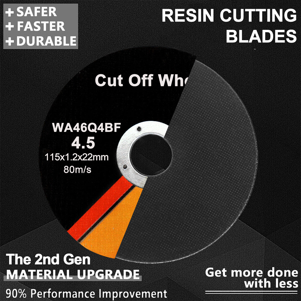 50 X 115mm ULTRA THIN 1mm METAL CUTTING BLADE DISC FOR STEEL & STAINLESS ANGLE 50PCS — foto 10