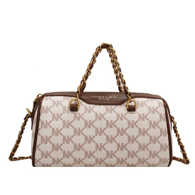 Popular Small Bag Female Net Red Mini Cylinder Beige - Shop at LoveMi