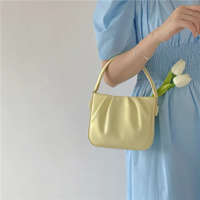 Single Shoulder Messenger Bag Summer Clouds Small Square Bag Women Cream - Shop at LoveMi