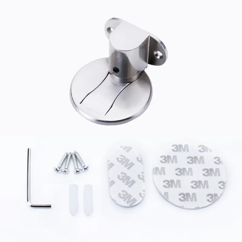 Adjustable No-drilling Zinc Alloy Floor-mounted Interior Door