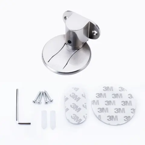 Adjustable No-drilling Zinc Alloy Floor-mounted Interior Door