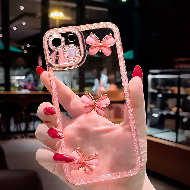 Funda para celular silicona mariposa todo incluido fashion