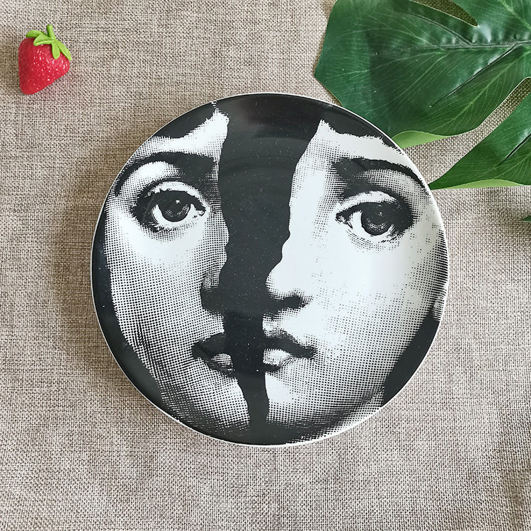 Title 21, Background Wall Ceramic Hanging Plate Wall Deco...