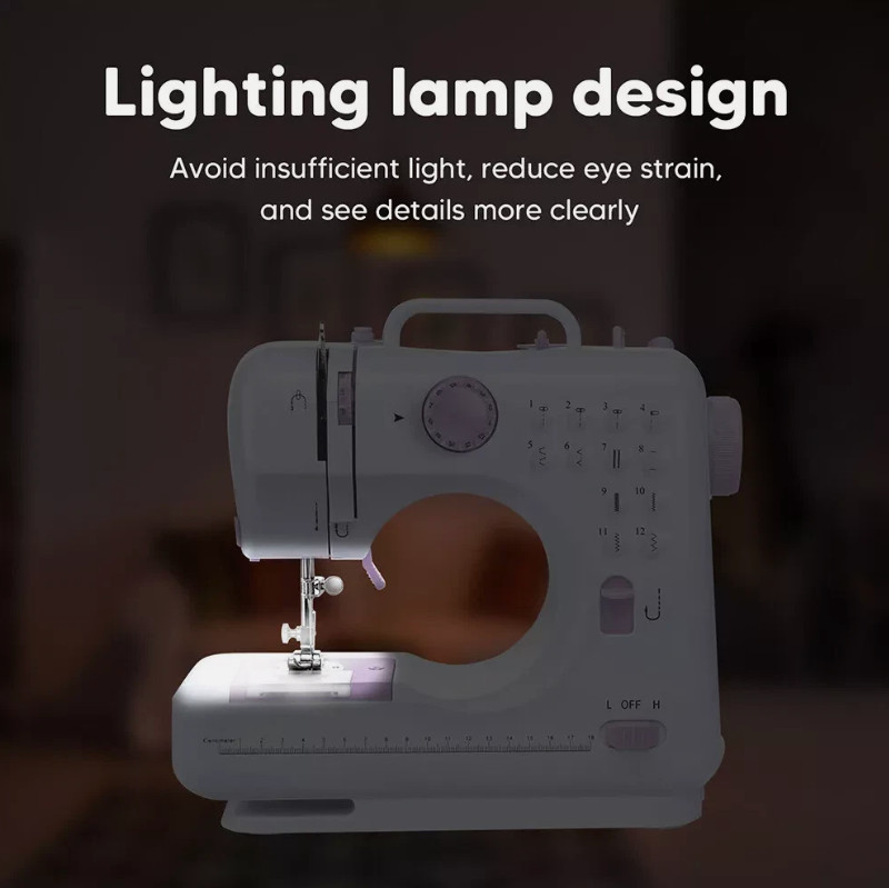 Portable Sewing Machine With 12 Stitches  Multifunctional For Beginners, Children, And Families — foto 20