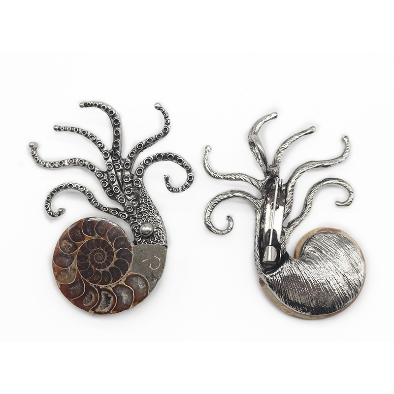 Colorful Snail Octopus Brooch Dual Purpose Decoration — foto 5