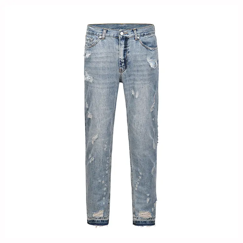 Men's Loose And Ripped Casual Trendy Brand Jeans
