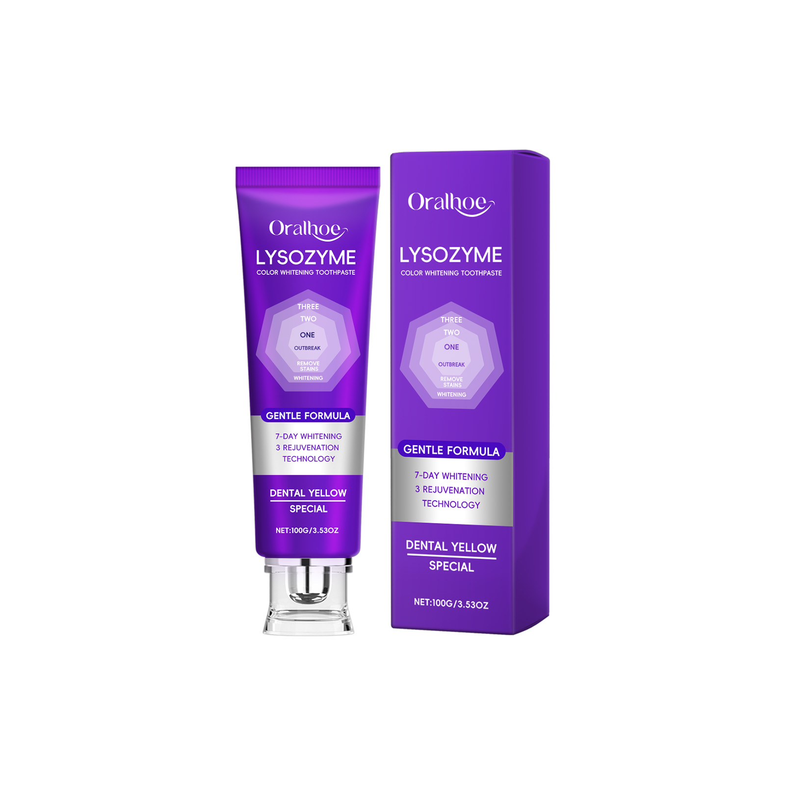 Purple Whitening Toothpaste 1 0 0g 1box