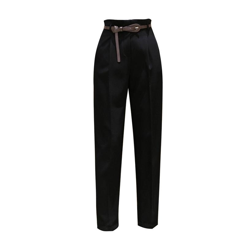 All-match Fashionable Loose Straight Nine-point Cigarette Harem Trousers