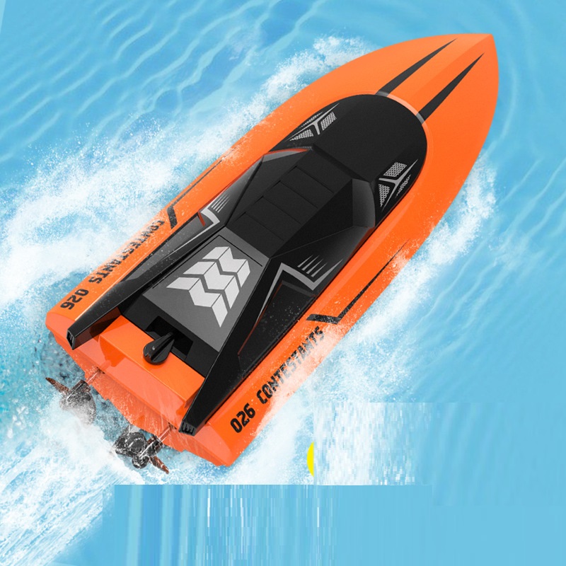 New Remote Control Boat Wireless Electric Long Life High Speed 2.4G Rechargeable Speedboat