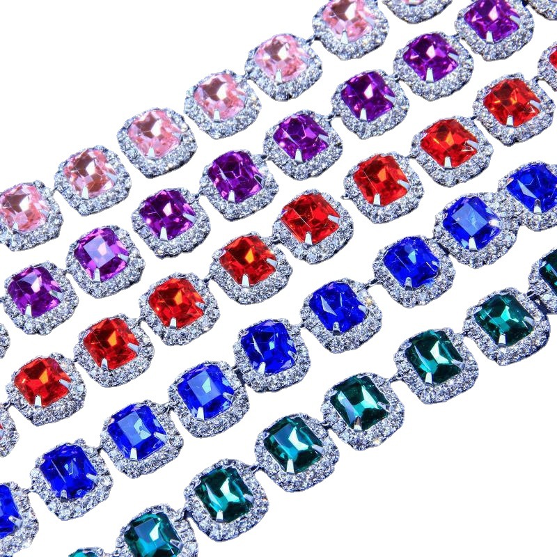 Luxury Fashion Elements Colorful Diamond Necklace