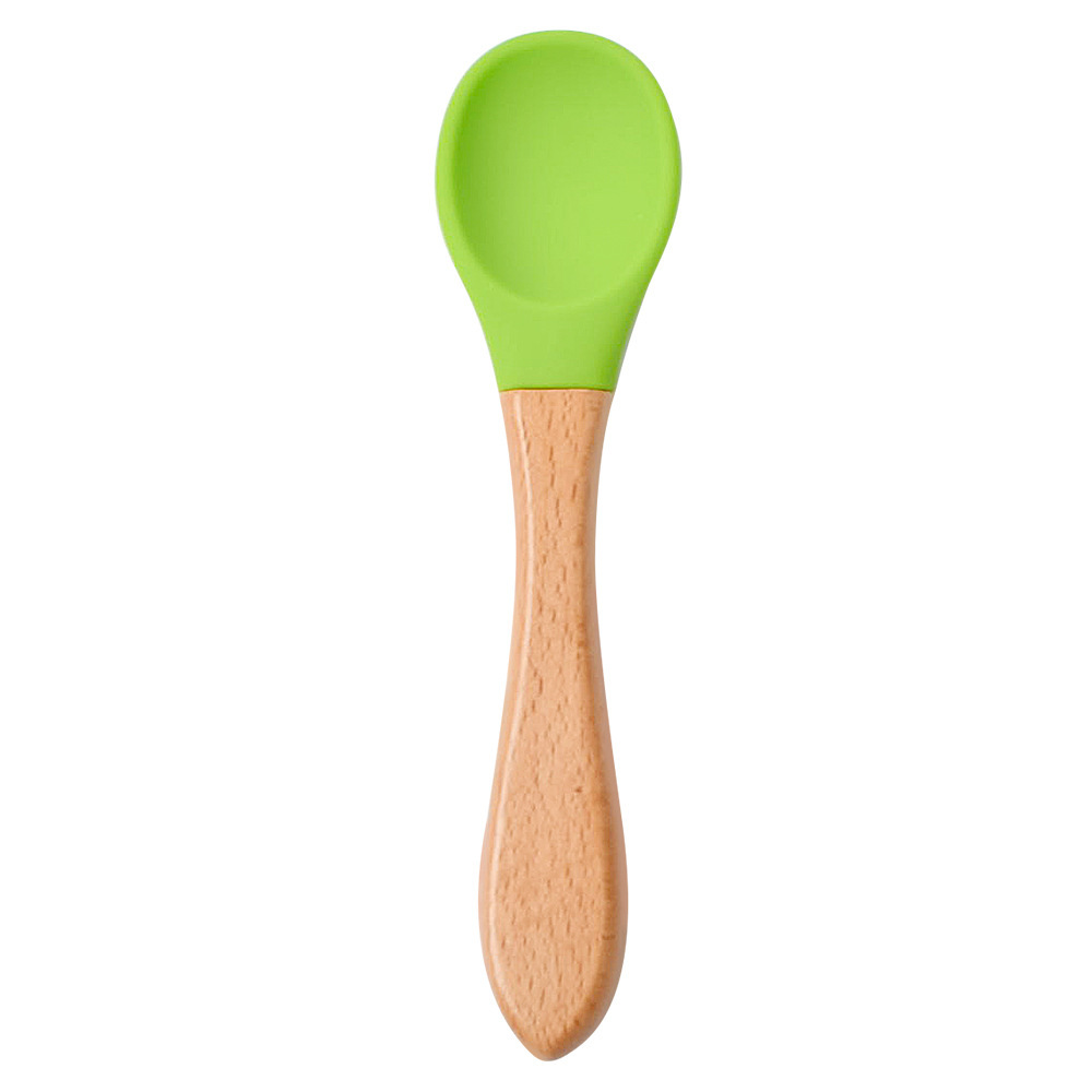 Deep green single spoon