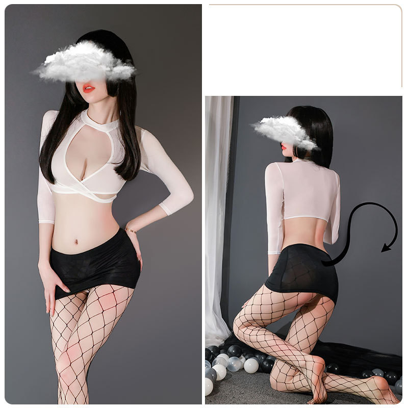 Package Hip Miniskirt Professional Suit Perspective