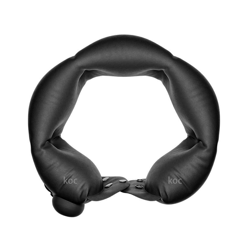 Inflatable Neck Pillow With Adjustable Firmness, Made Of Soft Skin-Friendly Mate