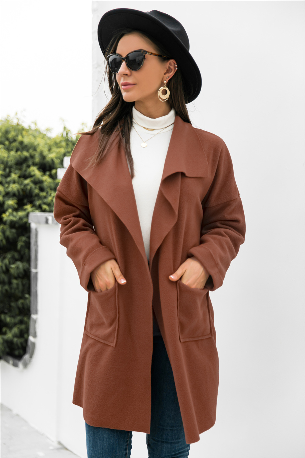 Title 5, Hot Sale Mauni Solid Color Long Sleeve Jacket