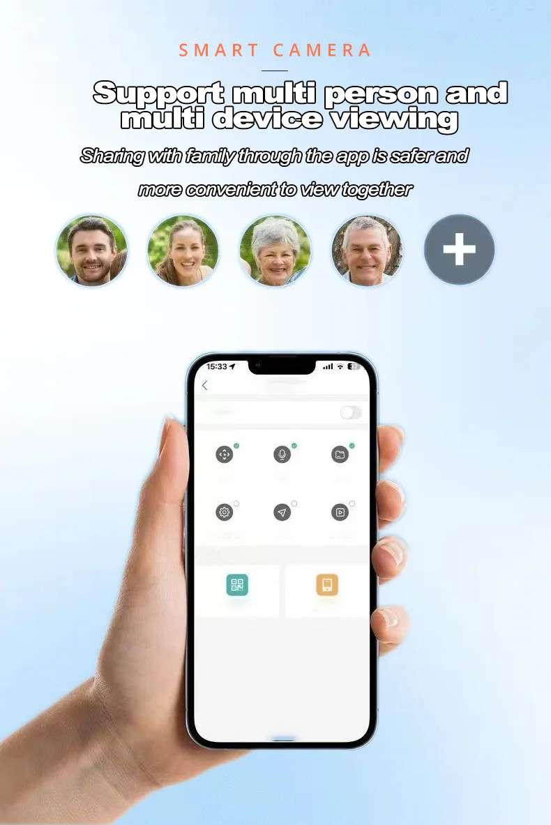 3 Screens Wireless Security Camera Wifi Solar Powered Voice PIR Cctv Outdoor UK 13