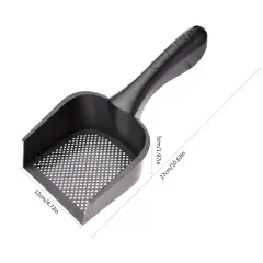 Cat Litter Scoop Indoor Sand Shovels Portable Durable Plastic Practical Cleaning Cat Pet Litter Scoop Shovel Pets Supplies - Black - View 1