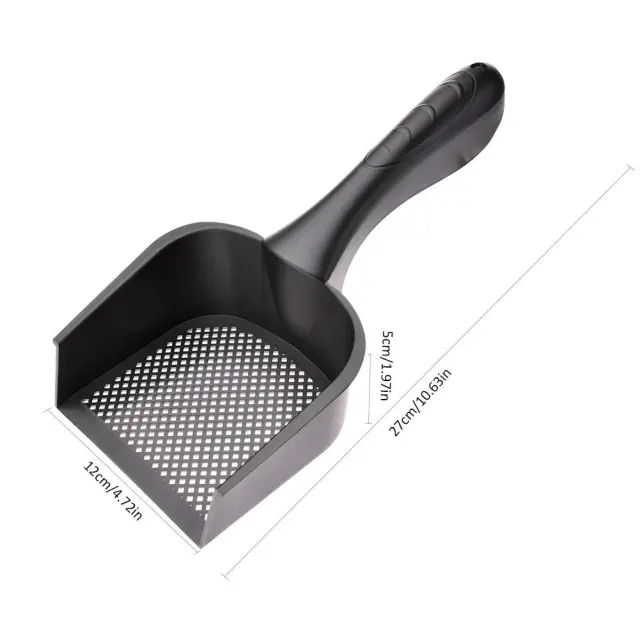 Cat Litter Scoop Indoor Sand Shovels Portable Durable Plastic Practical Cleaning Cat Pet Litter Scoop Shovel Pets Supplies Black - Shop at LoveMi