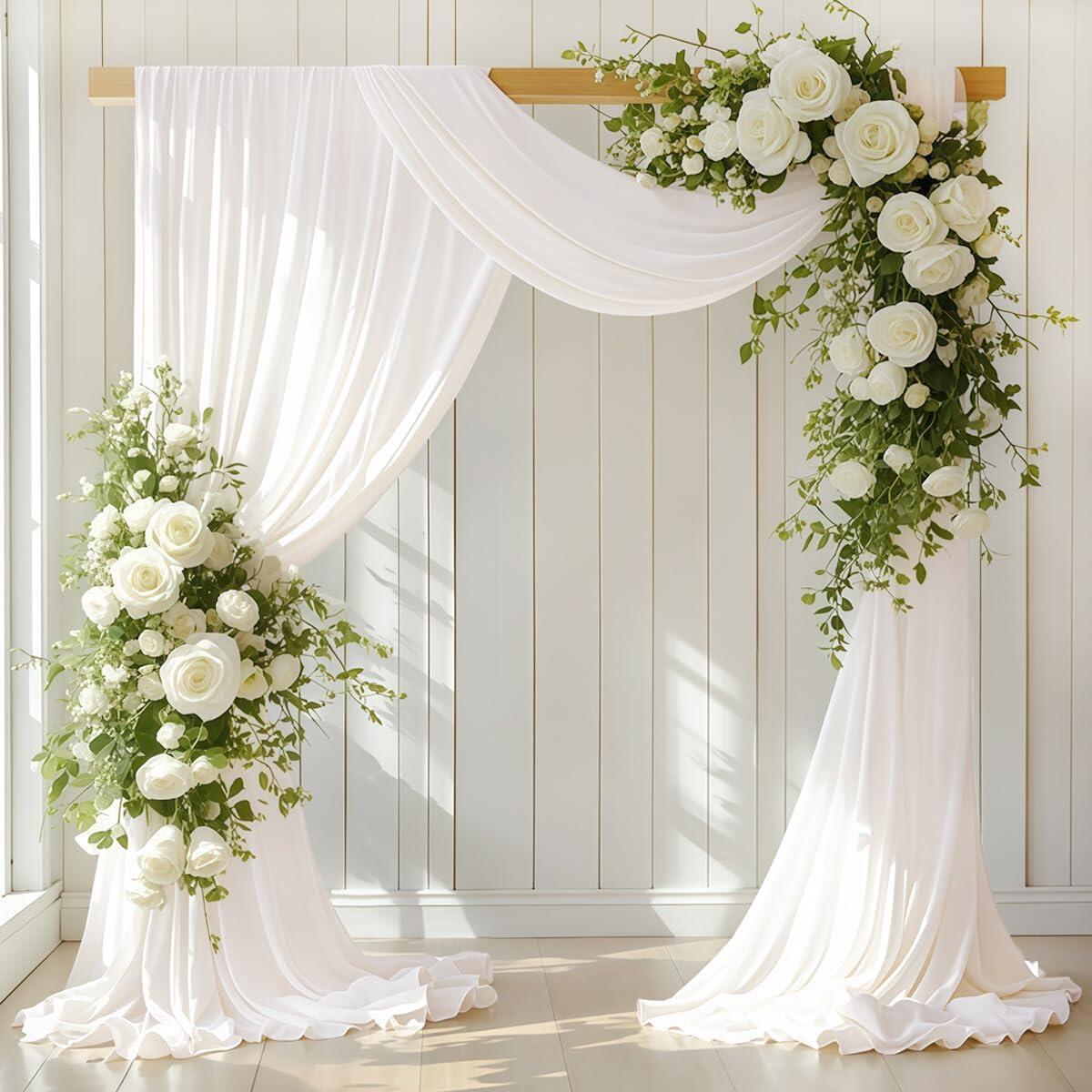 Wedding Arch Draping Fabric Arch Drapery