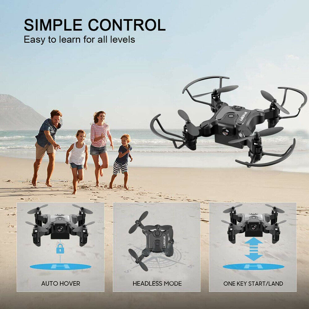 AU  V2 Mini Drone Selfie WIFI FPV With HD Camera Foldable Arm RC Quadcopter Toy.