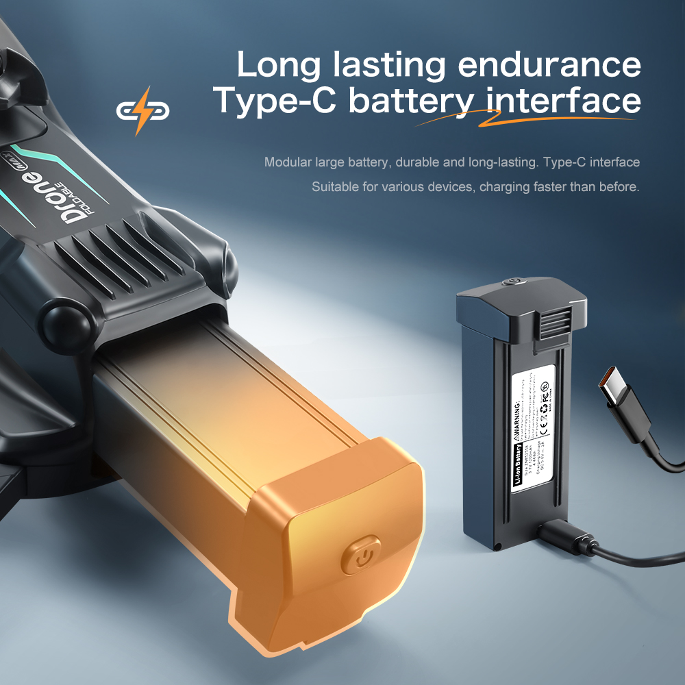 XT606 Dual Camera Dual Electric Drone detail