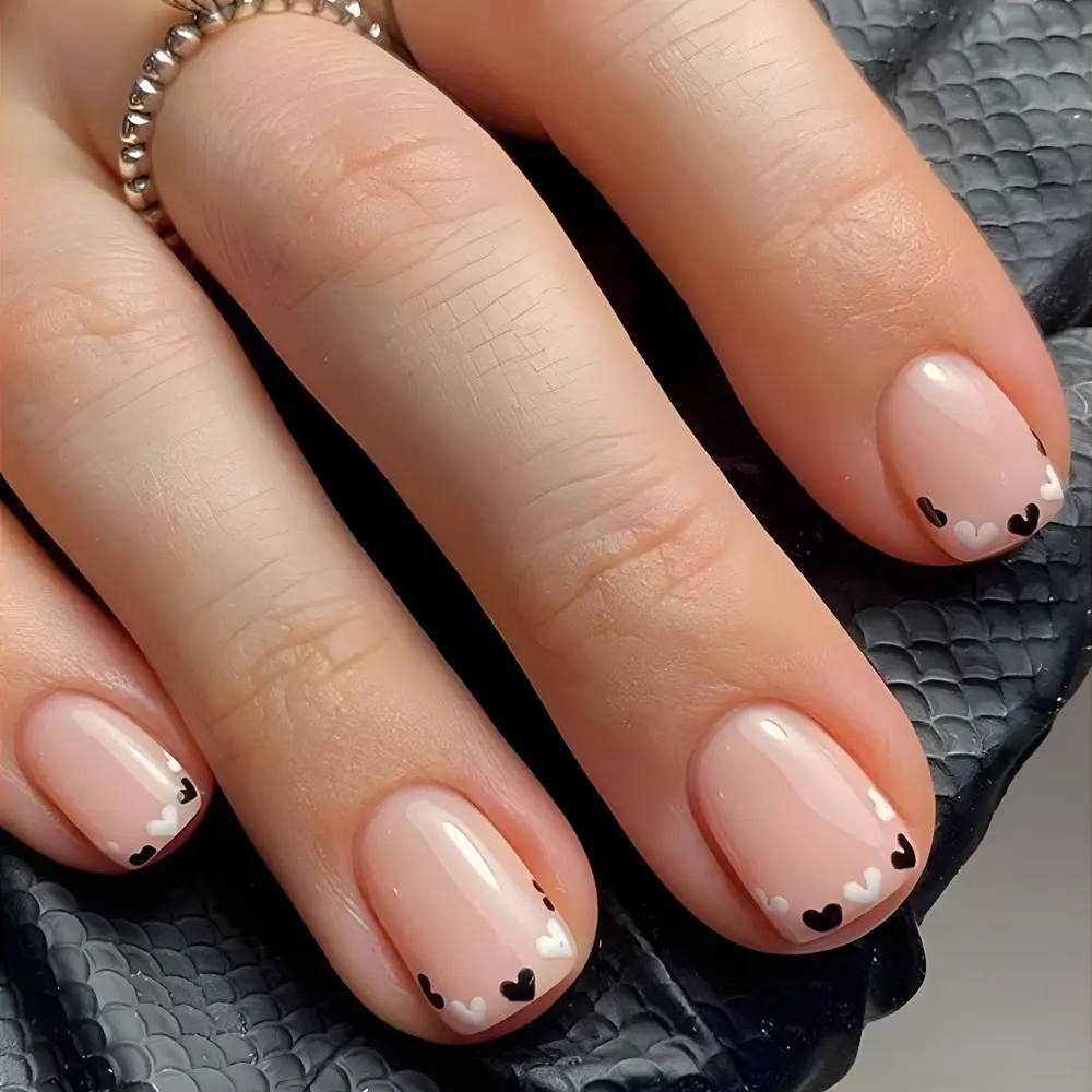 Valentine's Day 24 Short Square Decorative Nail