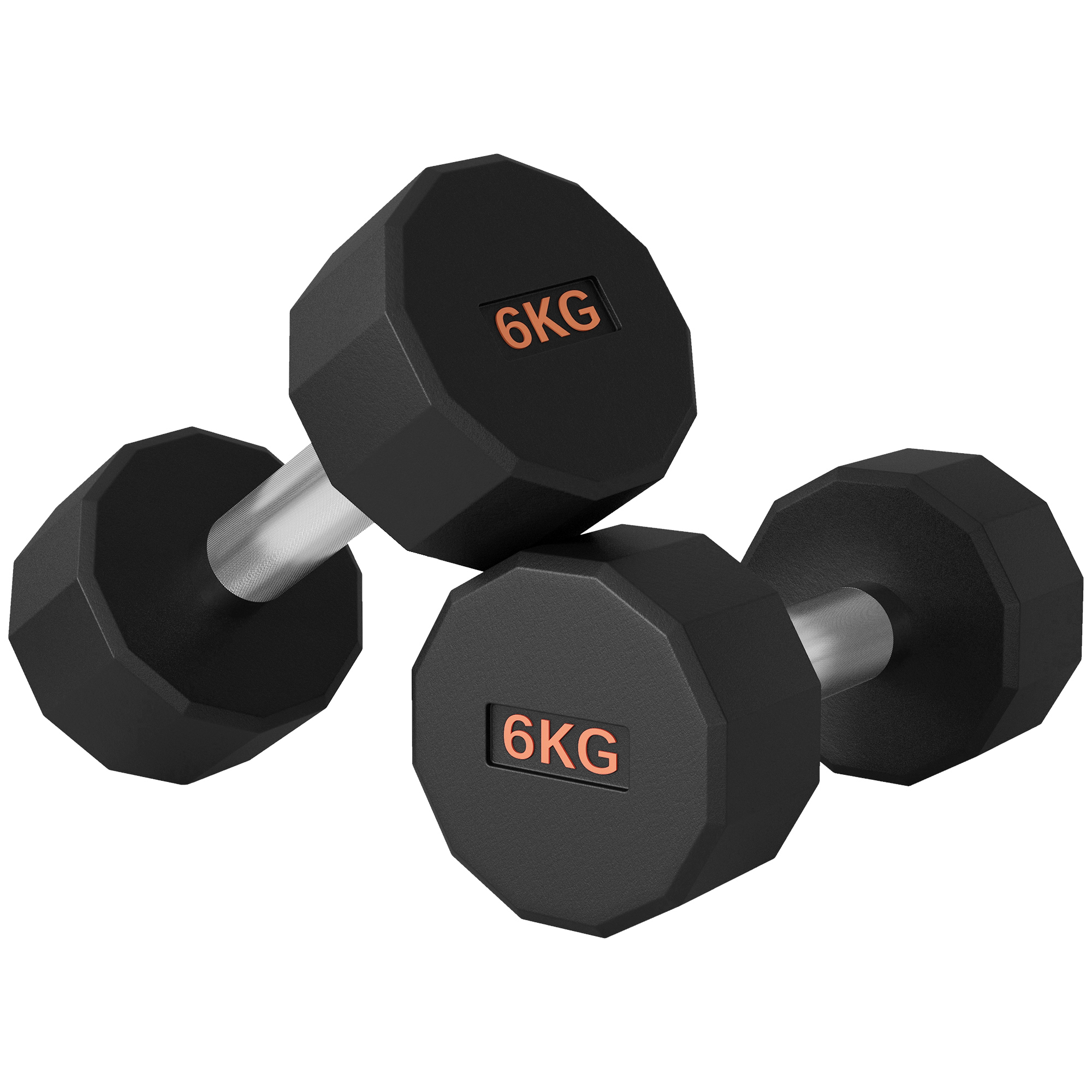Dumbbell Set, 12 Sided Shape, Non Slip Grip, Unisex, Home Fitness Exercise, 2 X — image 2
