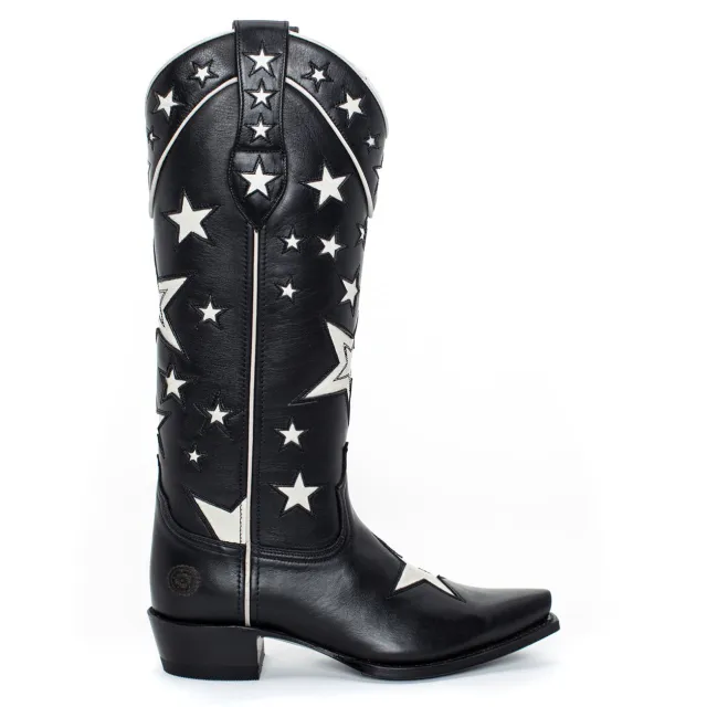 European And American Pointed Toe High Tube All match Knight Boots Black - Shop at LoveMi