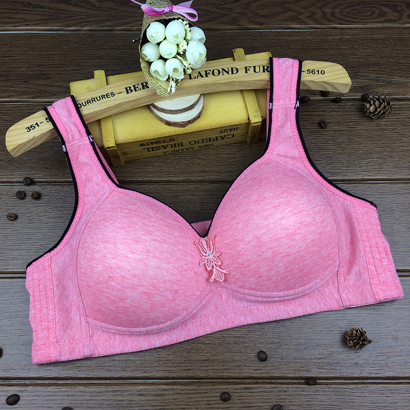 Title 4, Large Size Bra Cotton No Steel Ring Sports Comf...