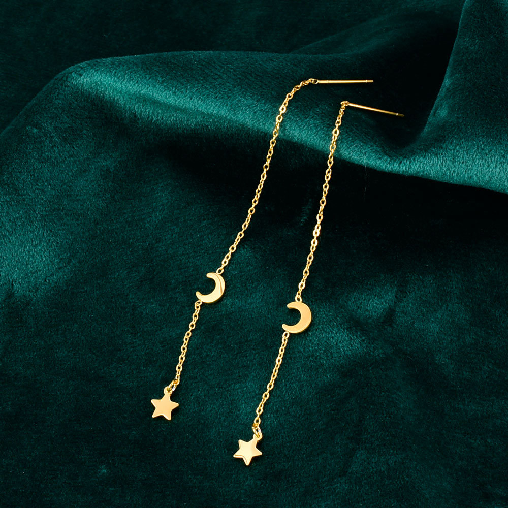 Temperament Short Section Is Thin, European And American Cold Wind And Moon