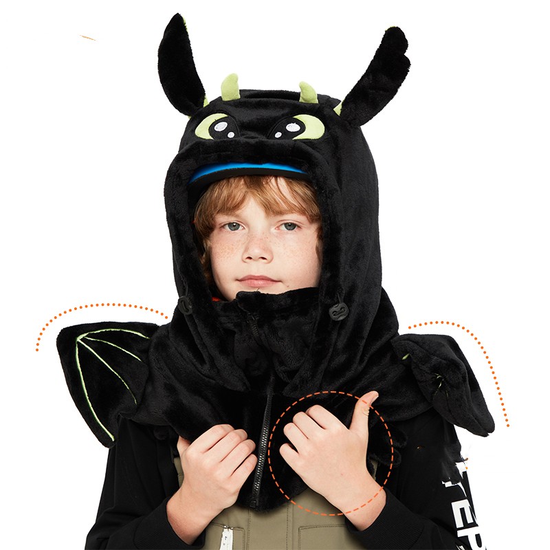Snowboarding Helmet Hat Set Cartoon Ski Mask Helmet Decoration — foto 5