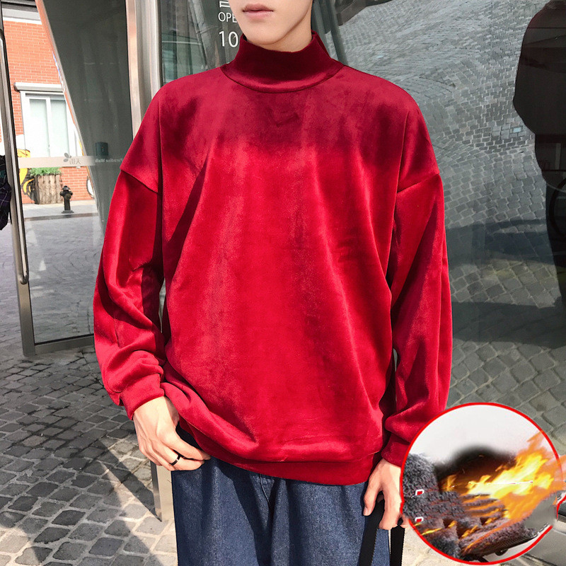 Half High Neck Bottoming Shirt T-shirt Long Sleeve Thickening