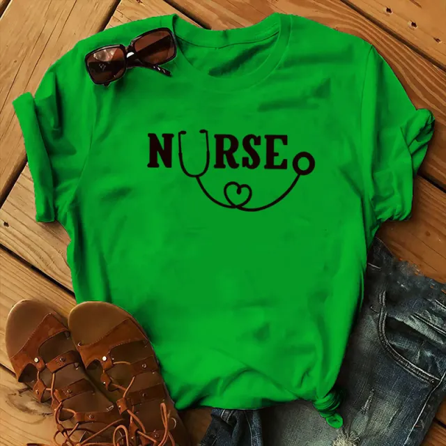 Women's Christmas Animal Flower Short Sleeve Grass Green - Shop at LoveMi