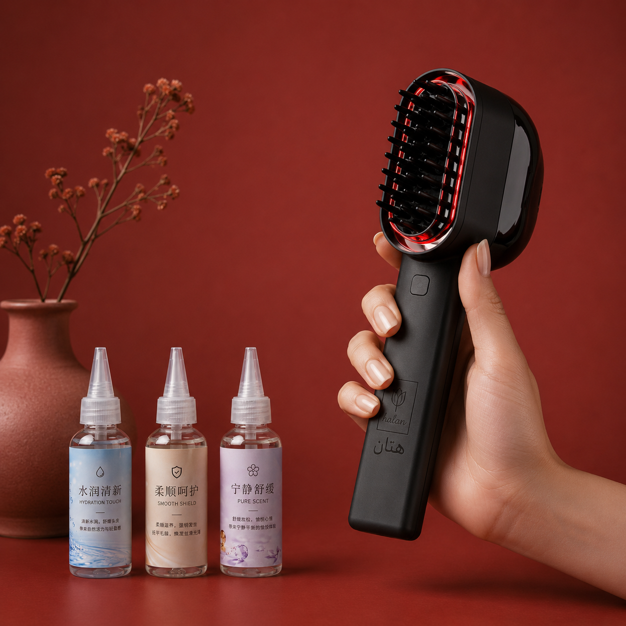 GlowScent Smart Hair & Scalp Care Comb
