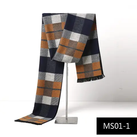 Men's Autumn and Winter Cashmere Warm Scarf