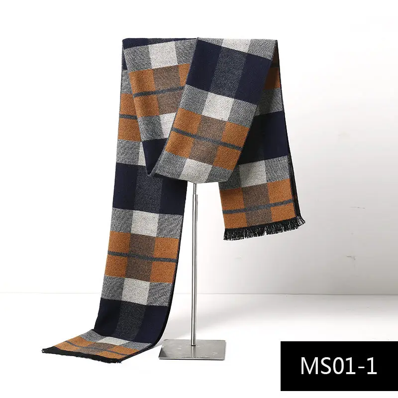 Men's Autumn and Winter Cashmere Warm Scarf