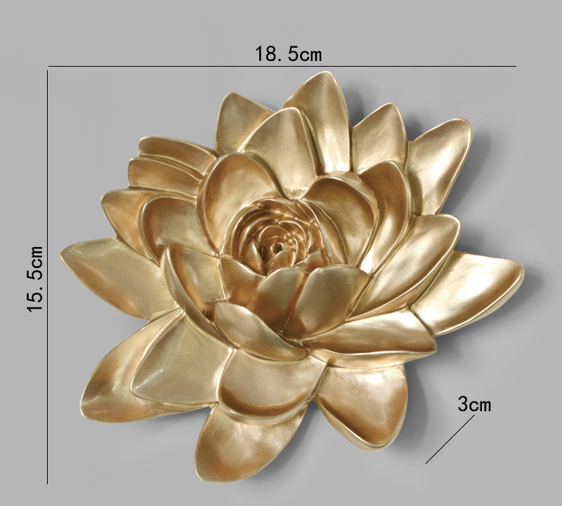 Golden lotus medium size