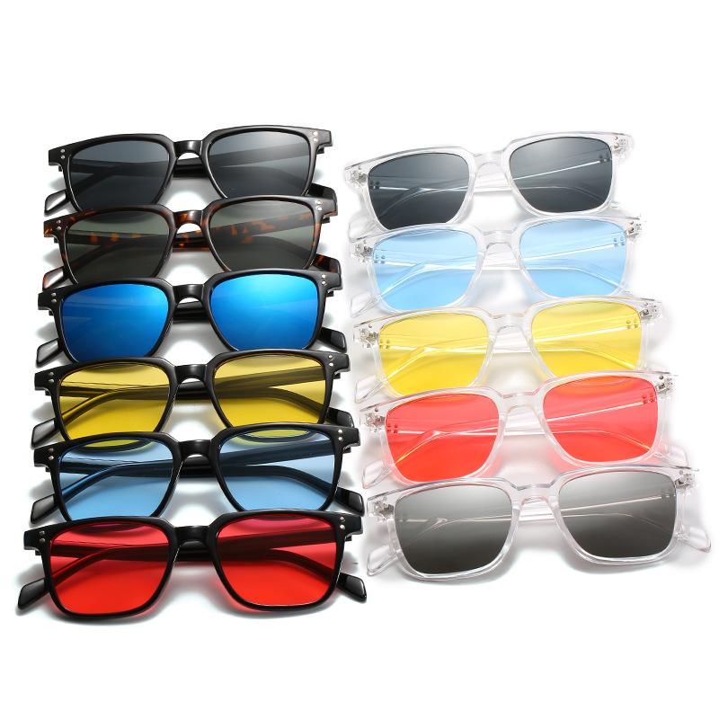 Title 13, Classic Retro Box Colorful Mercury Sunglasses